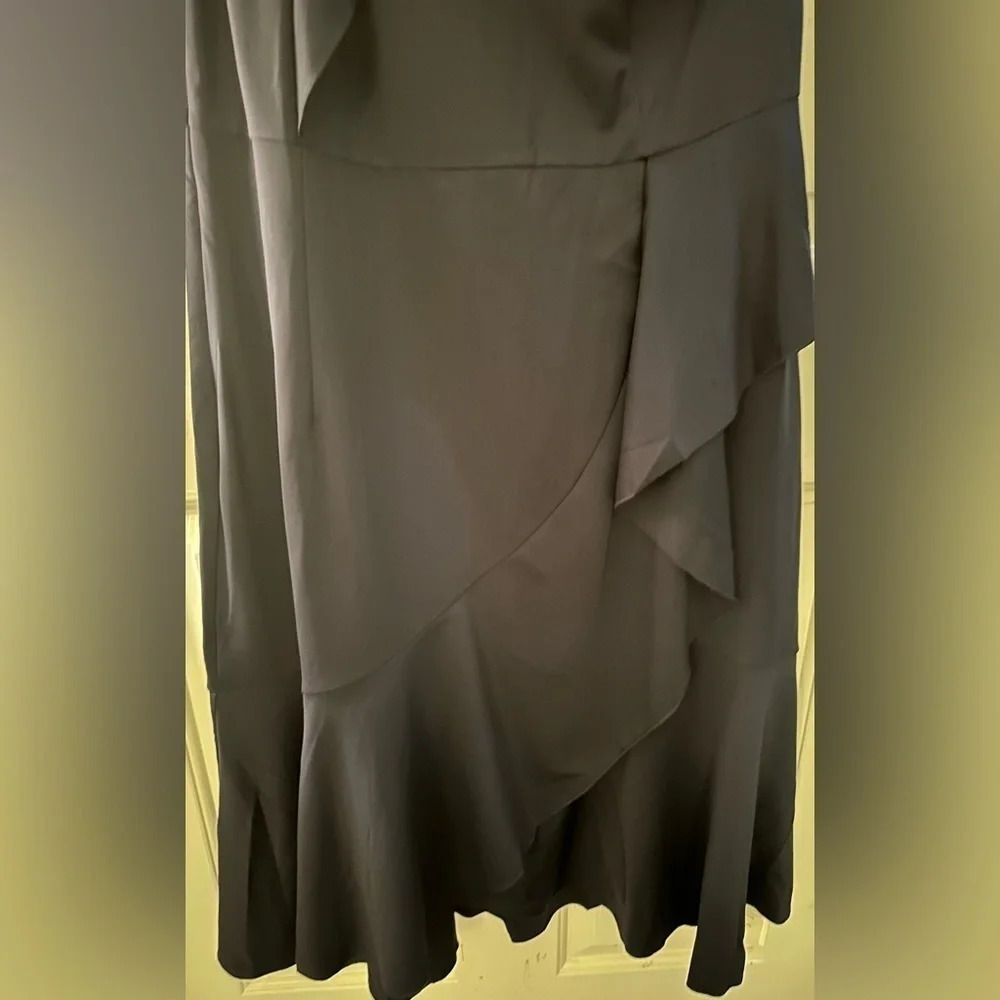 Grace Karin Navy Size XXL One Shoulder with Ruffles Cocktail/Formal Dress - Picture 4 of 13
